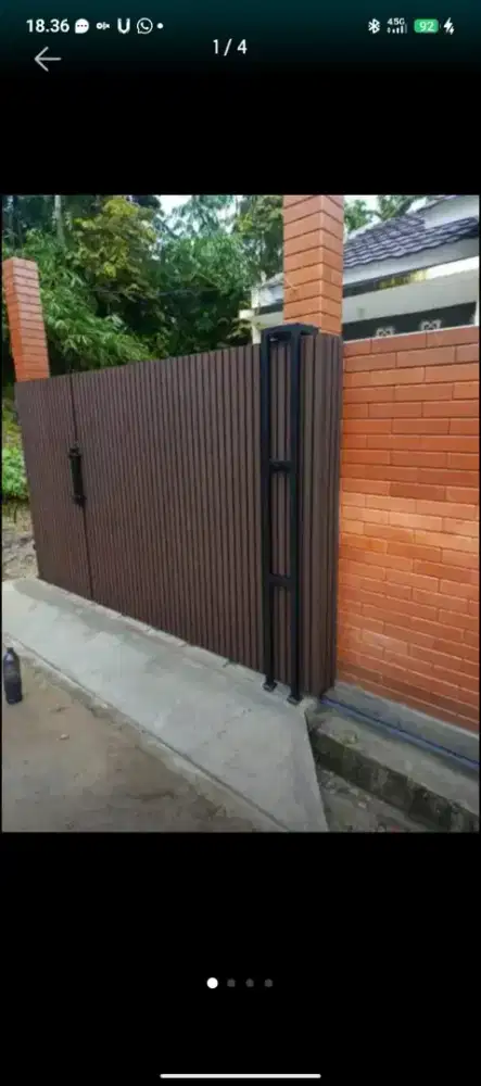 Pagar minimalis