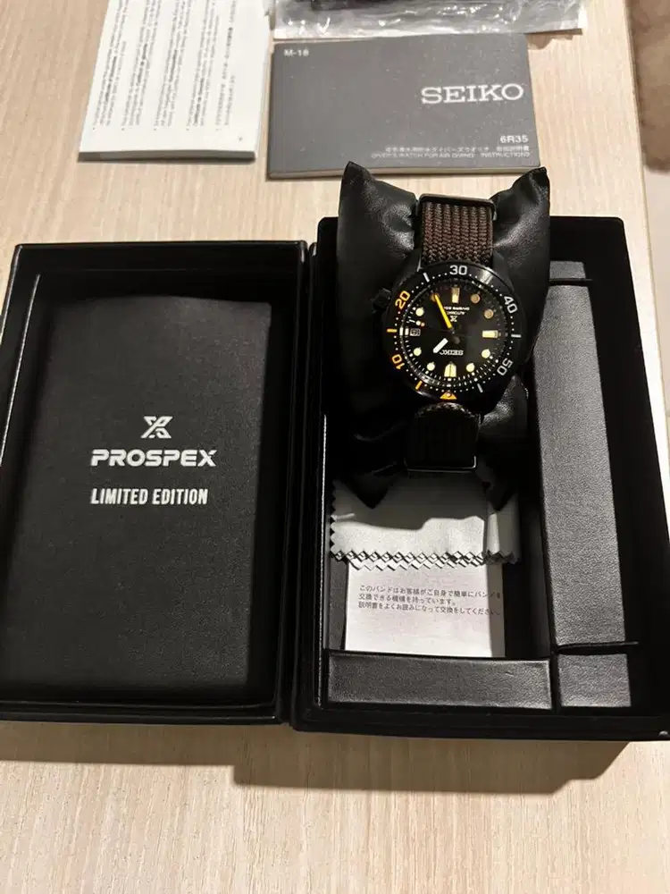 Jam Seiko Prospex Black Series Watch (LE) SPB255