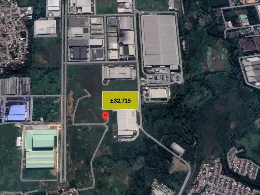 Jual Cepat Tanah Industri Premium Terletak di Kawasan Industri MM2100 Cibitung Bekasi