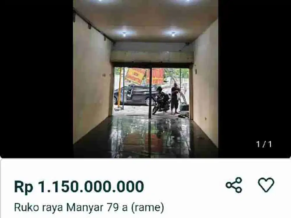 ruko raya Manyar