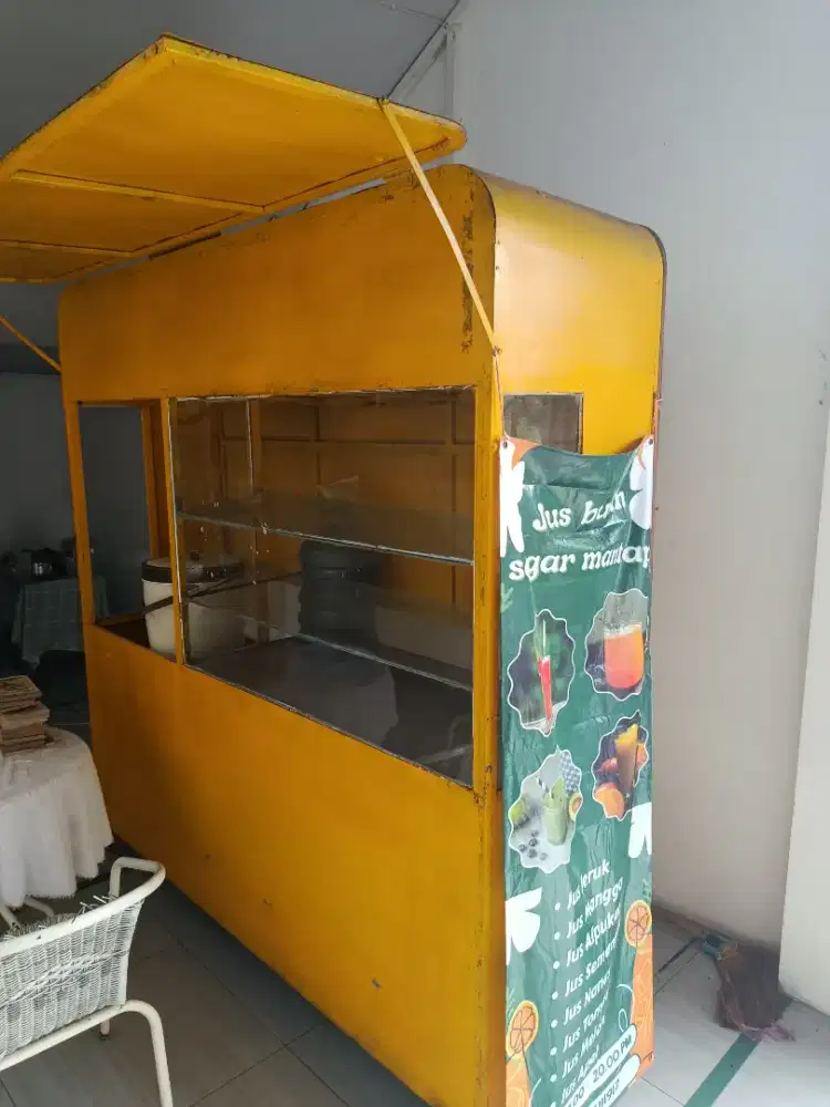 dijual rombong pisang keju
