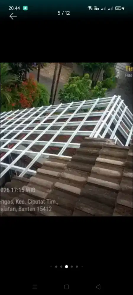 Atap bocor kanopi atap bajarigan terpasang dll bergaransi