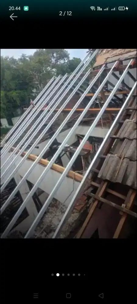 Atap bocor kanopi atap bajarigan terpasang dll bergaransi resmi