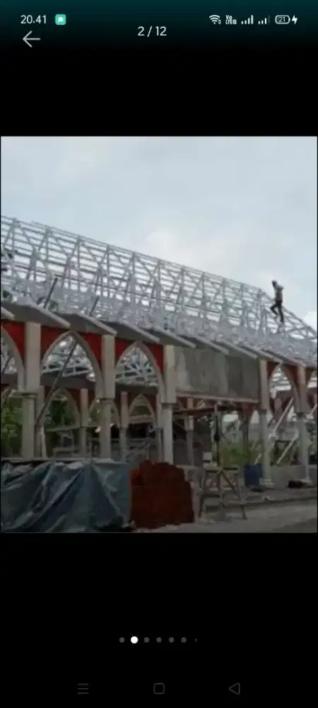 Atap bocor kanopi atap bajarigan terpasang dll bergaransi resmi