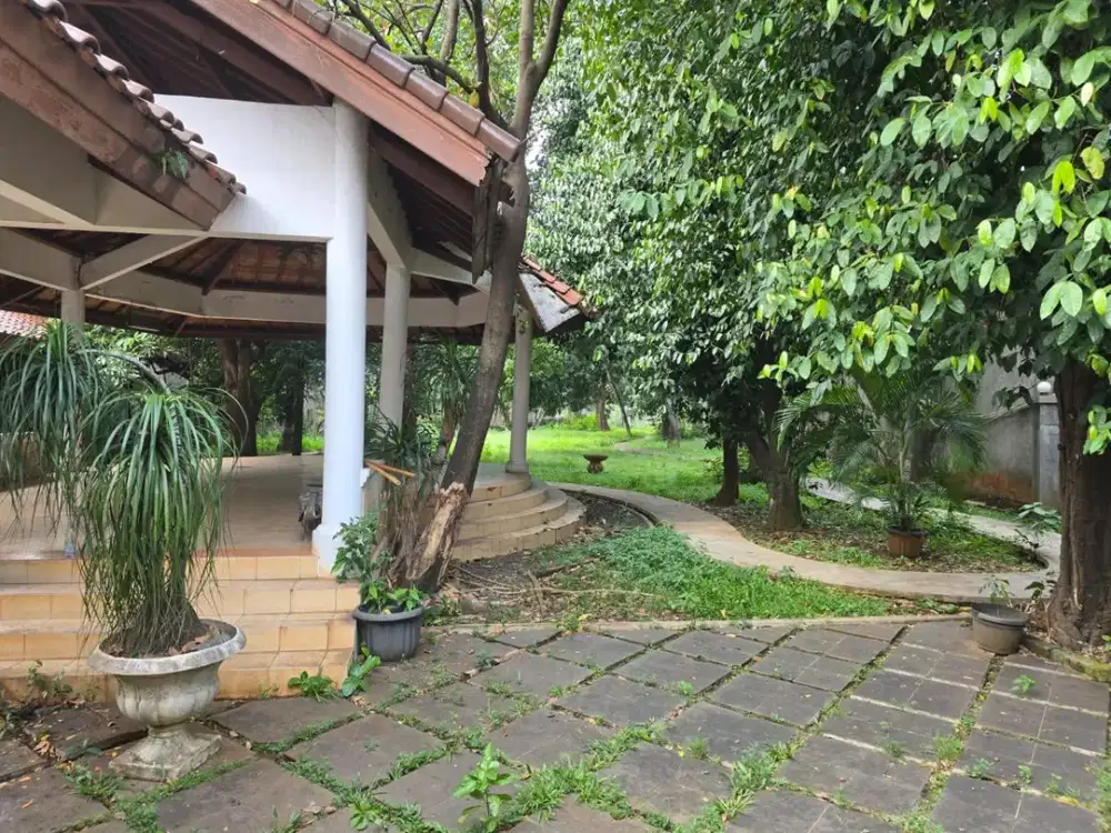 Rumah taman cocok utk keluarga besar yg mau tinggal bersama di PEJATEN