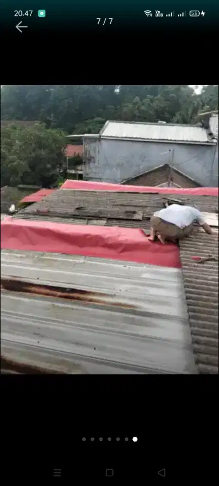 Atap bocor kanopi atap bajarigan terpasang dll bergaransi
