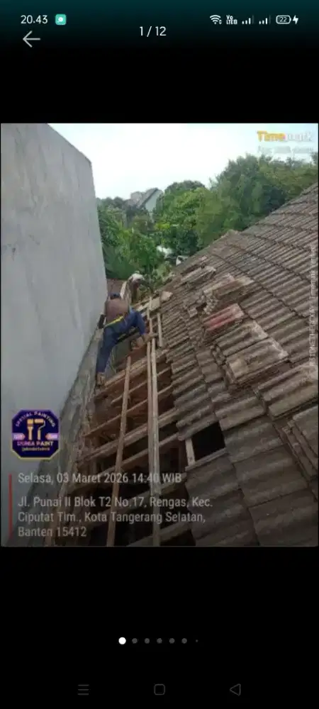 Atap bocor kanopi atap bajarigan terpasang dll bergaransi