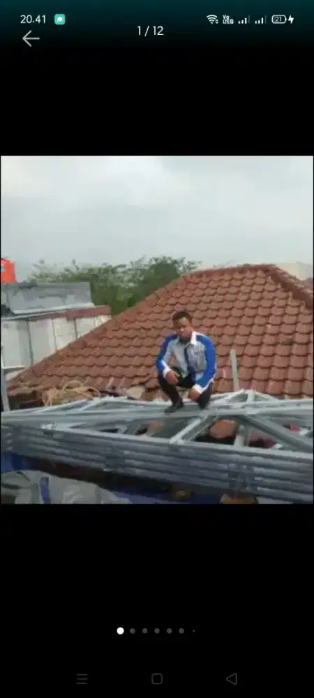 Atap bocor kanopi atap bajarigan terpasang dll bergaransi resmi