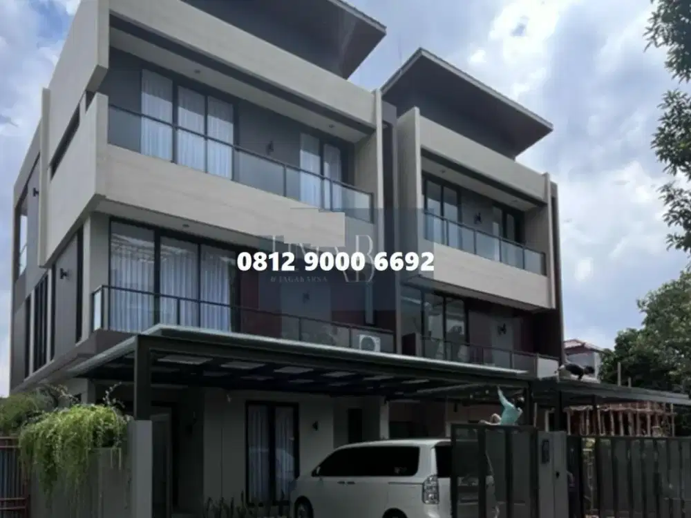 Jual Rumah Baru Furnished 3 Lantai Jalan Durian Jagakarsa Jakarta Selatan