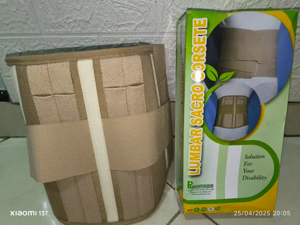 Dijual Lumbar sacro korsete uk L & Penyangga leher uk L.