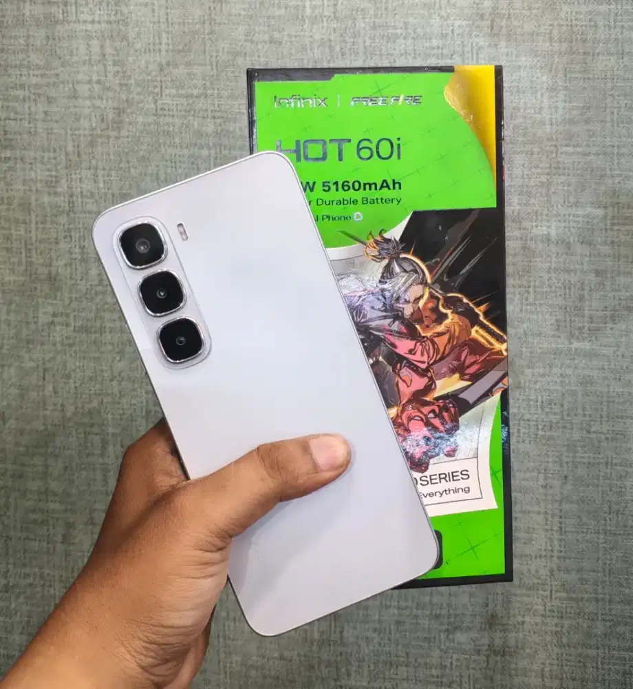 Infinix Hot 60i 8/256 Mulus Lengkap Fullset Nominus On Januari 2027