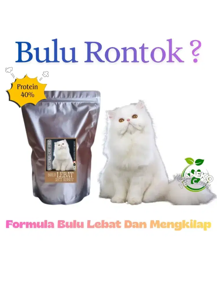 Pakan Long Hair Cat NecoPlus 1kg Bulu Lebat - Official Store Bekasi