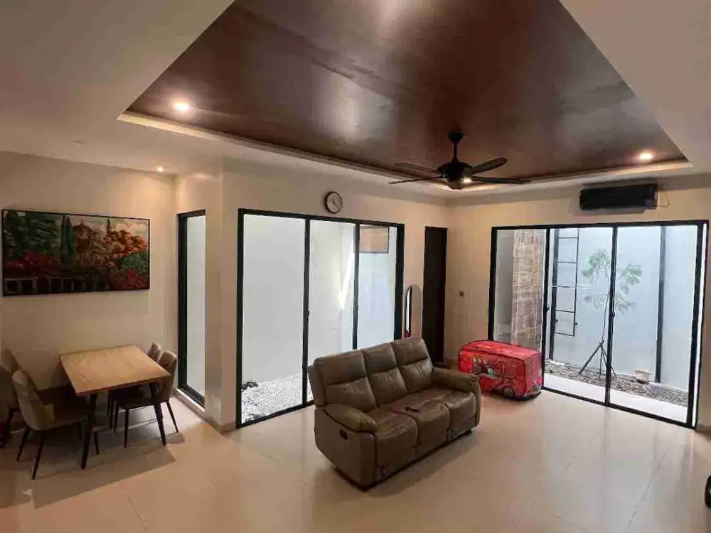 Rumah Baru  Semi Furnished Tropical Design BSD city