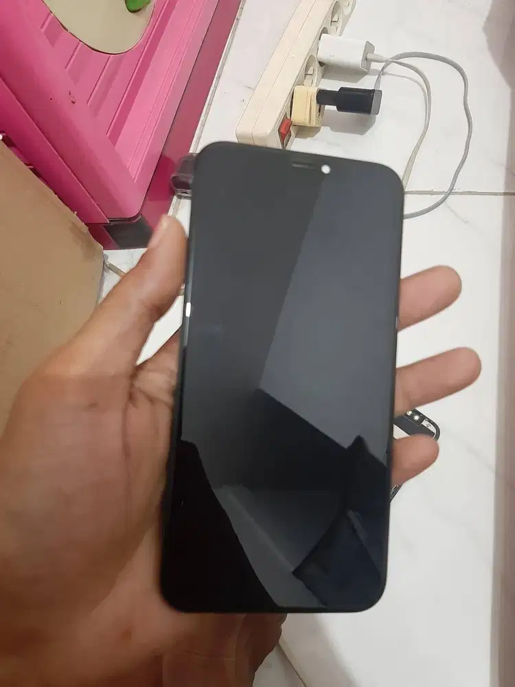 Lcd iphone XR copotan ori