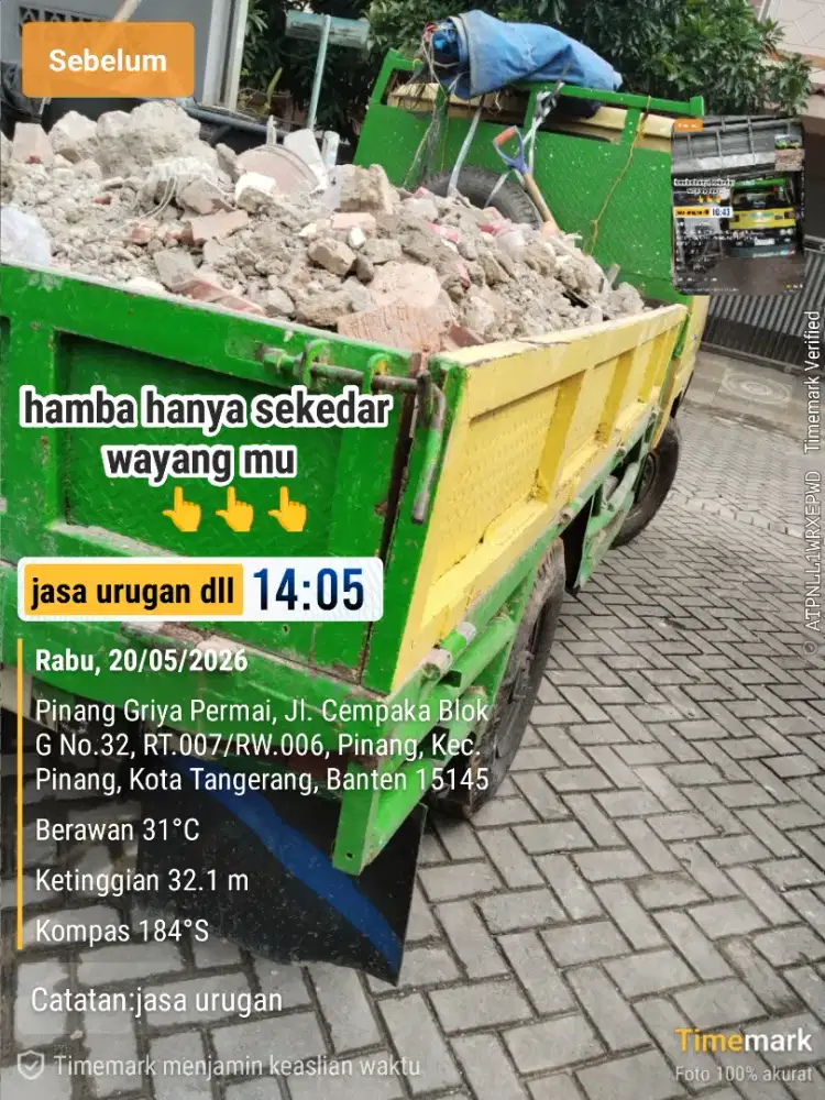 JASA BUANG PUING & SAMPAH PROYEK