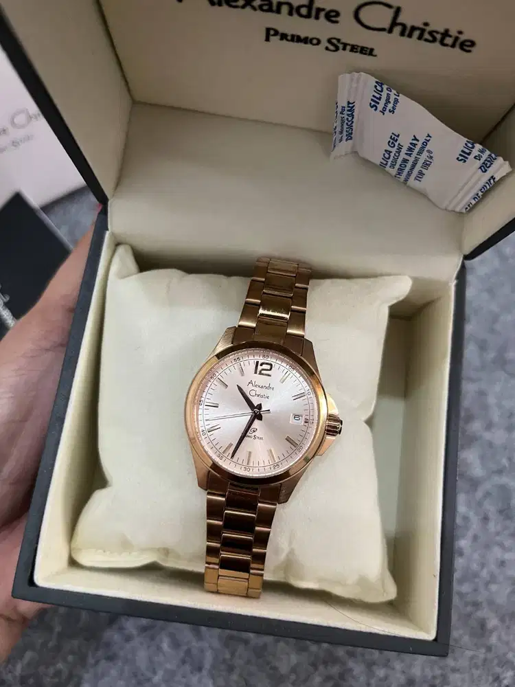 Alexandre Christie Jam Tangan Wanita Mewah Jam dan Tanggal