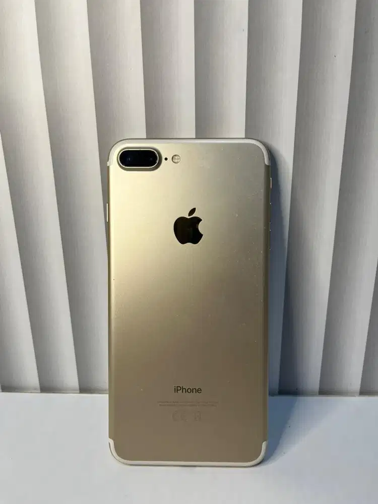 iPhone 7plus Gold 128gb bekas iBox Original