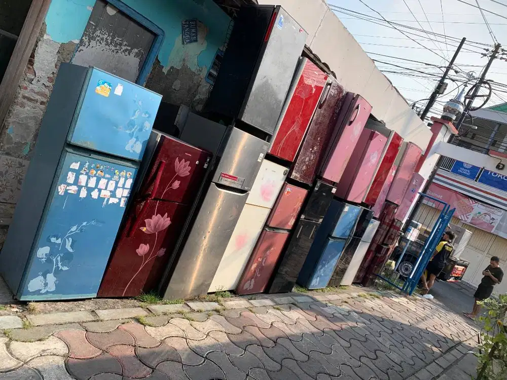 Menerima barang bekas ac, kulkas, besi dll.