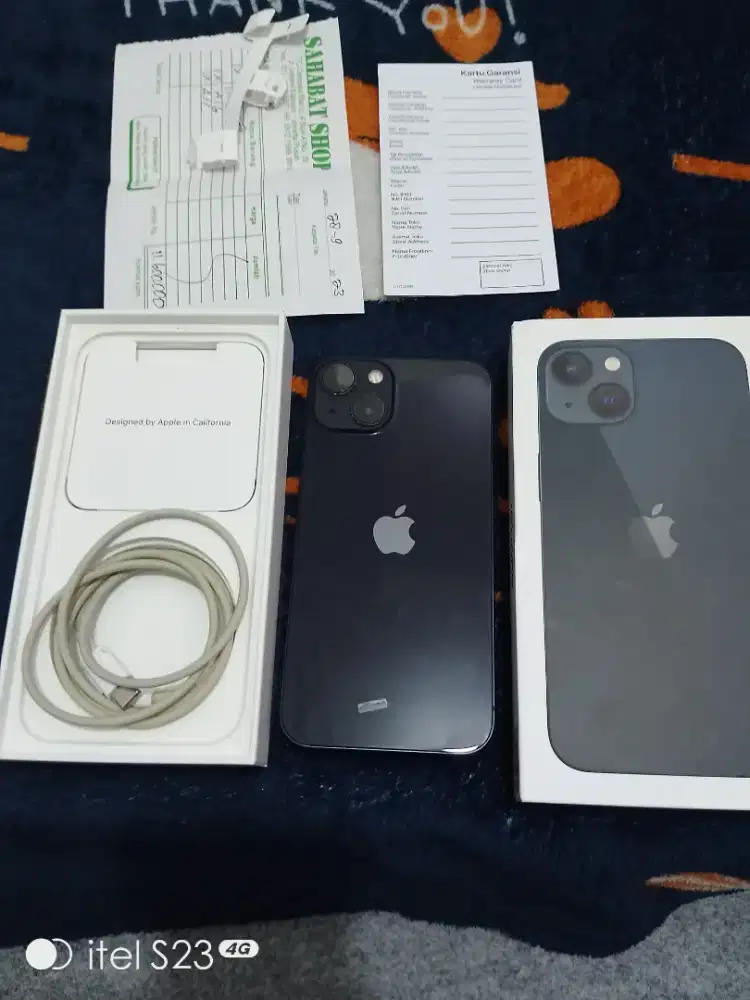 IPHONE 13 IDA IBOX 128GB FULLSET BH 87 MINUS LECET PEMAKEAN DOANG