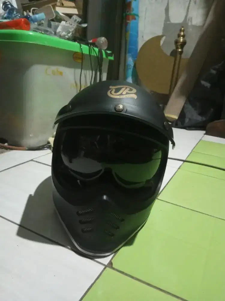 helm fullface retro JP signature cakil