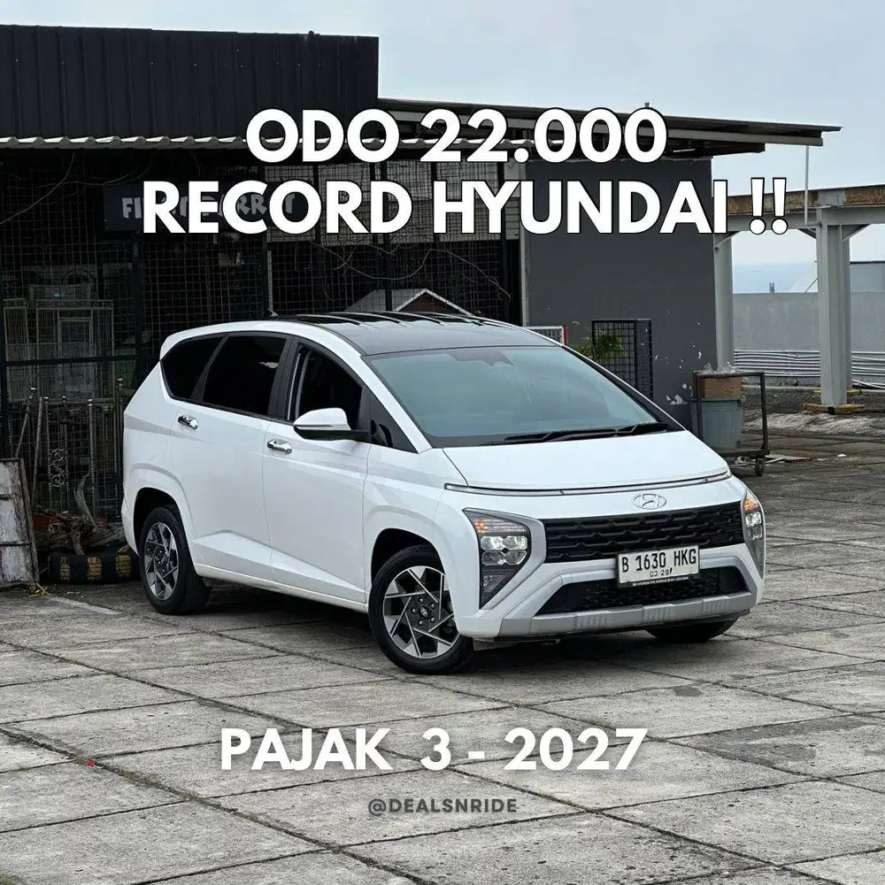 ODO 22.000 ANTIKK !! PAJAK 3/2027 HYUNDAI STARGAZER PRIME 2023