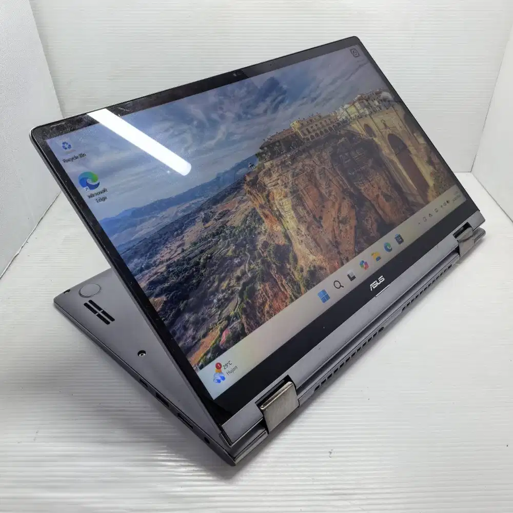 TERMURAH! LAPTOP PREMIUM ASUS ZENBOOK FLIP UX463DA RYZEN 5 8/512 SSD V