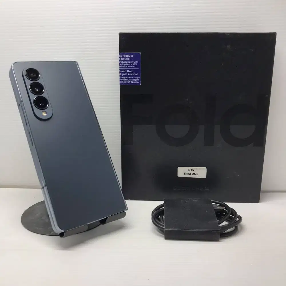 MULUS SAMSUNG GALAXY Z FOLD 4 5G 12/256 GRAYGREEN FULLSET SEIN NO MINU