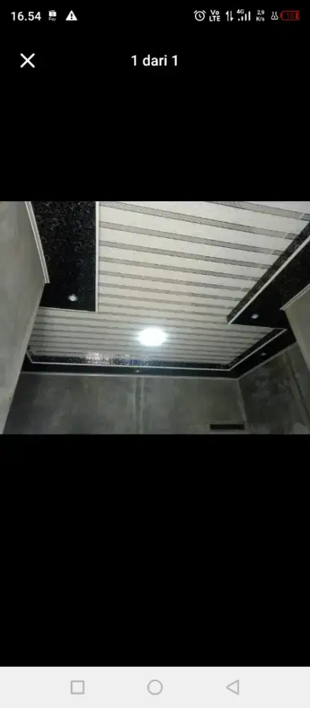 Plafond PVC minimalis