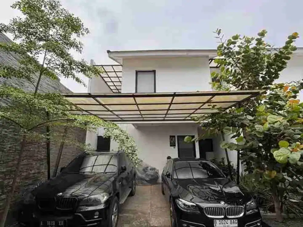 Rumah 2 Lantai Cluster Pinggir Jalan M Kahfi 1 Jagakarsa 3+1 Kamar Luas 160m Dekat Tol Brigif