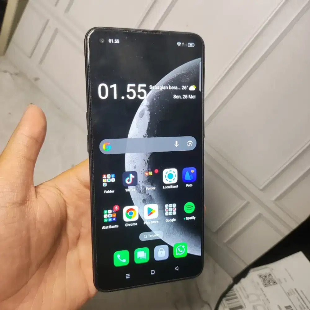 oppo reno 5 ram 8/128gb bekas normal
