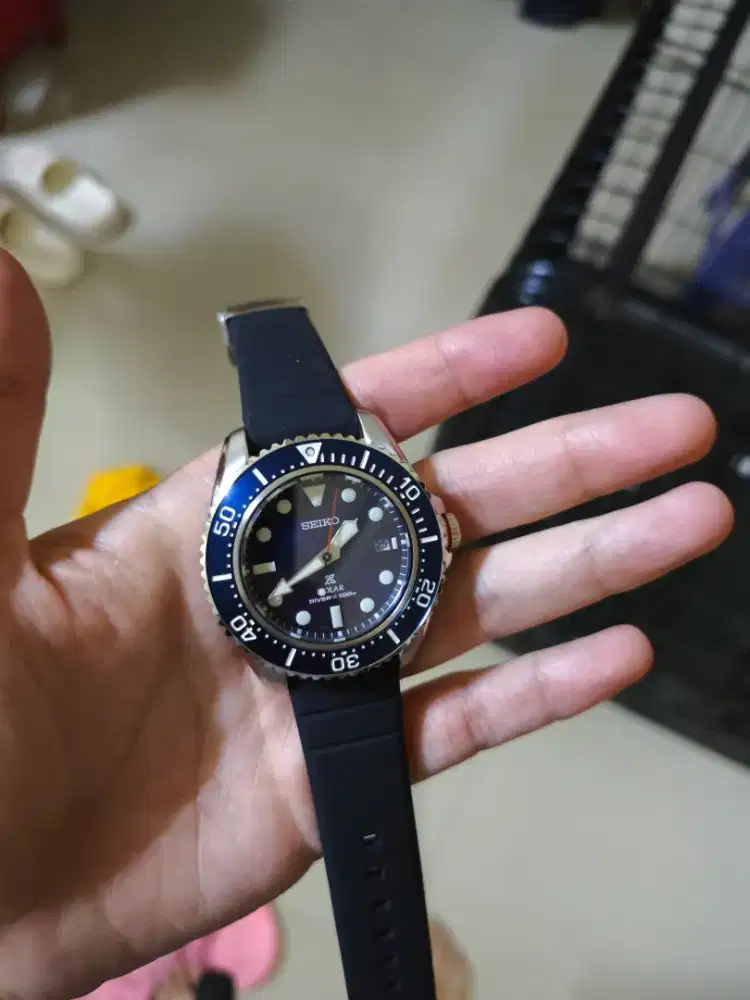 SEIKO PROSPEX SNE593P1, GARANSI ON PANJANG, MULUS NO MINUS, NO BARET