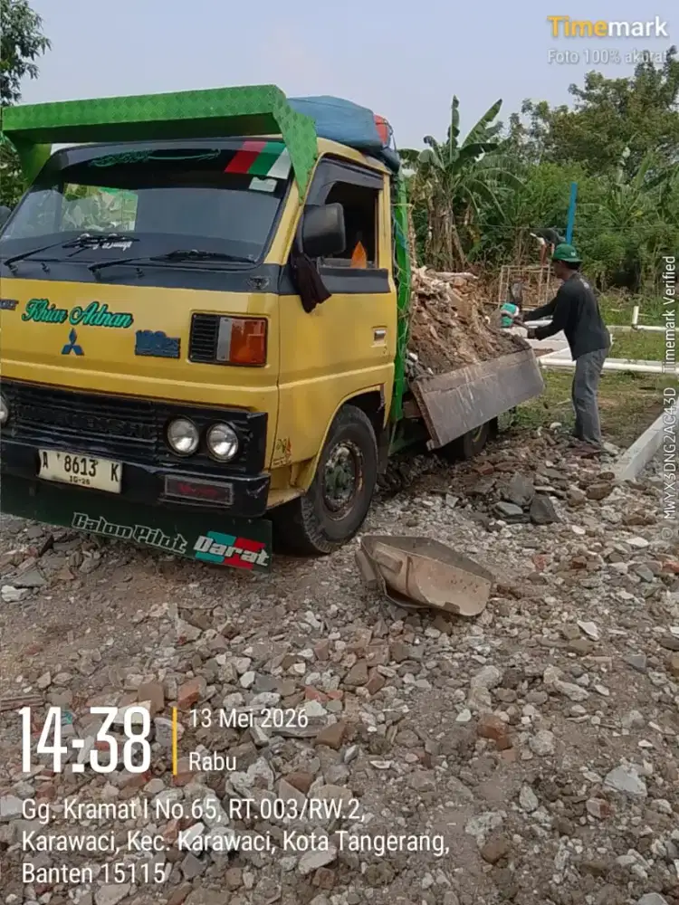 Jasa buang puing & sampah proyek
