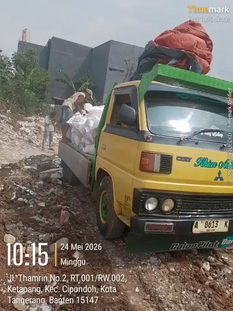 Jasa buang puing & sampah proyek