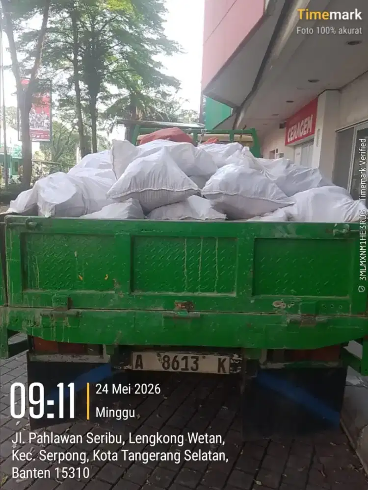 Jasa buang puing & sampah proyek
