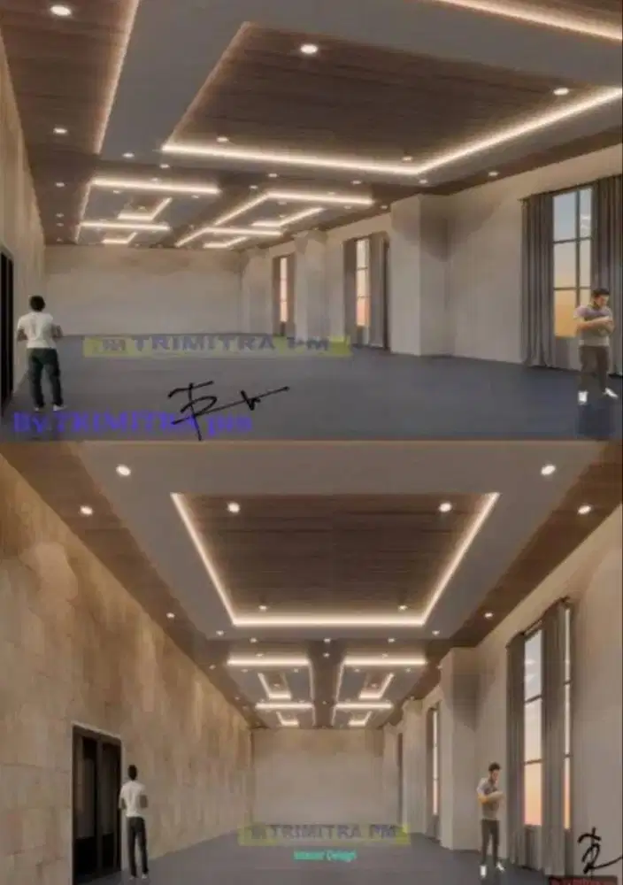 PARTISI GYPSUM /plapond PVC /kusen Aluminium/kanopi kaca