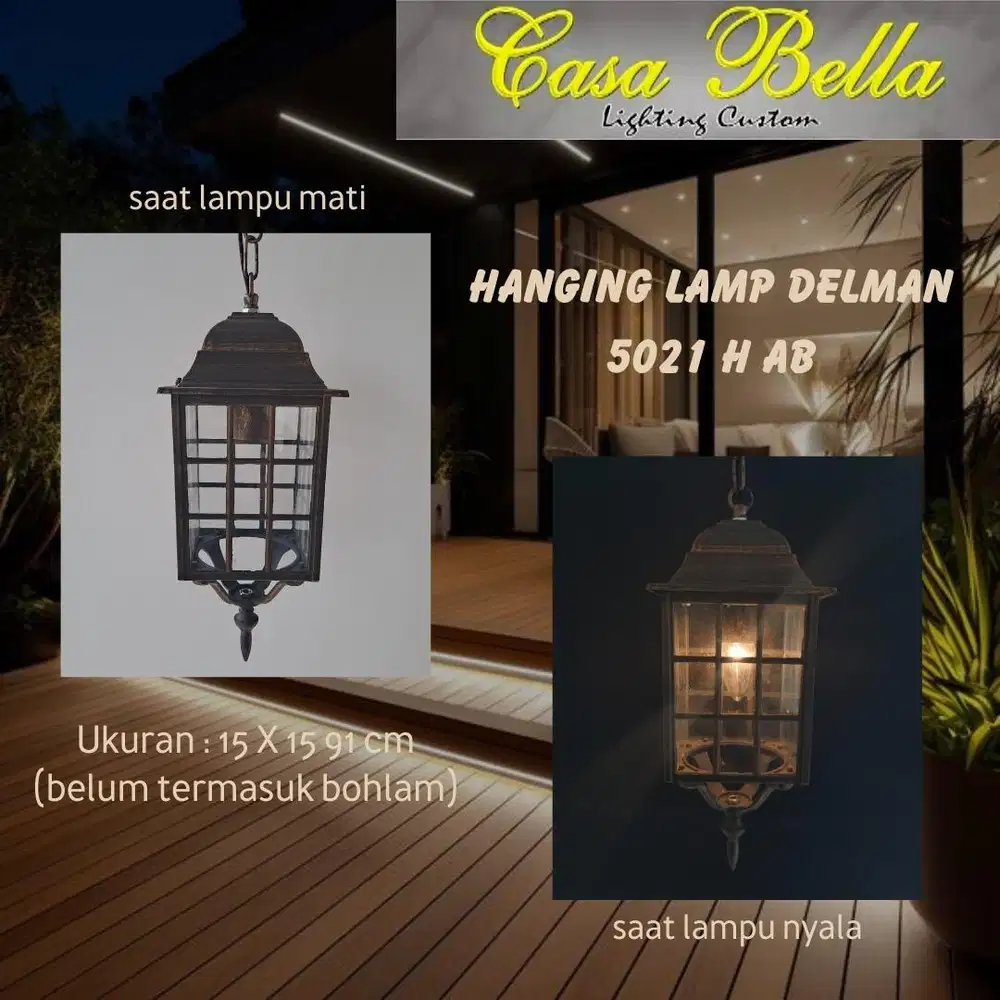 Lampu Single Gantung klasik