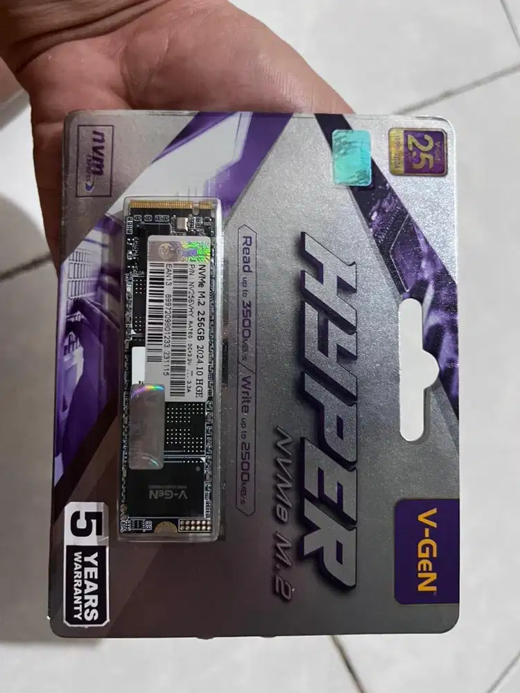 V-GEN HYPER ssd M.2 NVme 256Gb