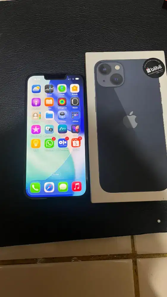 IPHONE 13 MIDNIGHT IBOX 128GB GARANSI ON