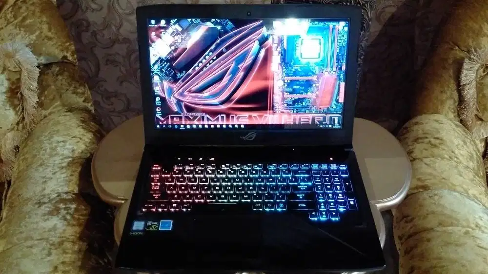 Laptop RAJA GAMING Nvidia GTX1050Ti ASUS ROG Core i7 Ram 16GB SSD512GB
