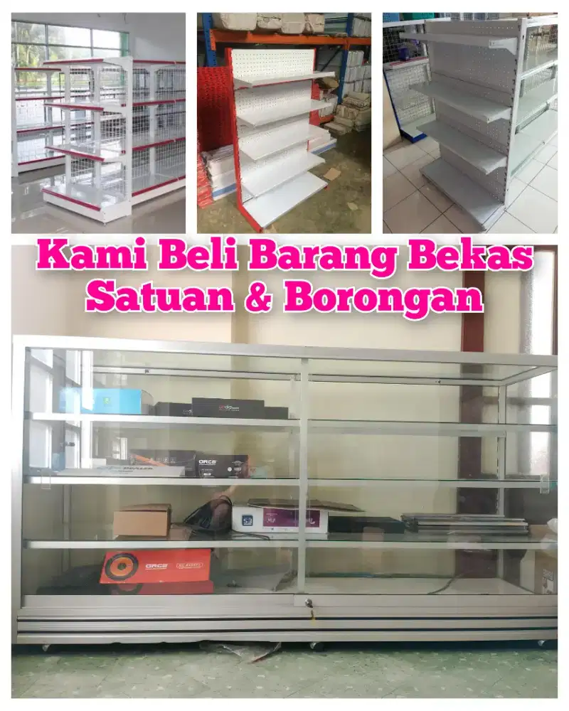 Terima terus Beli Etalase bekas anda, dan barang bekas rumah tangga
