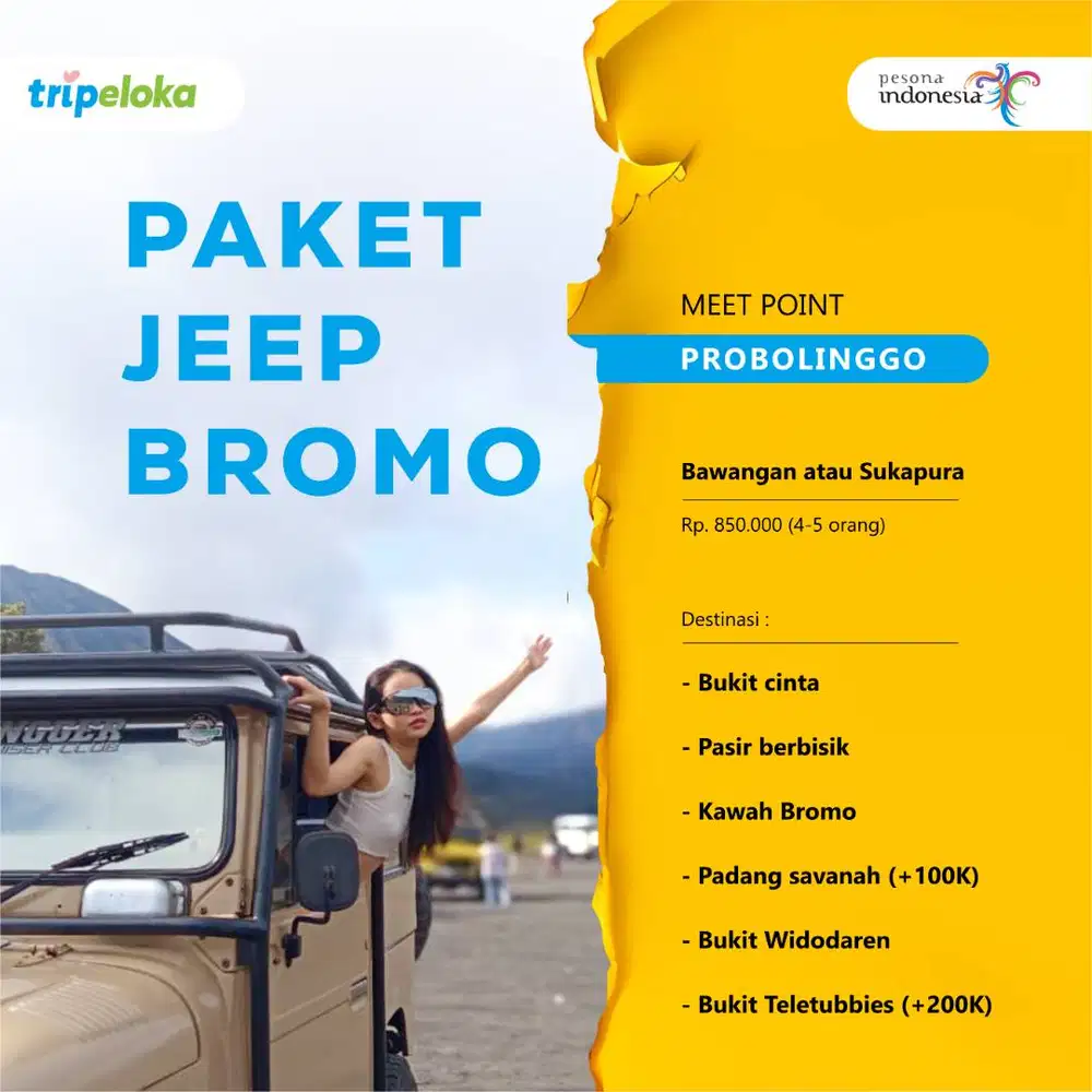 Paket Jeep Bromo Malang Pasuruan Probolinggo