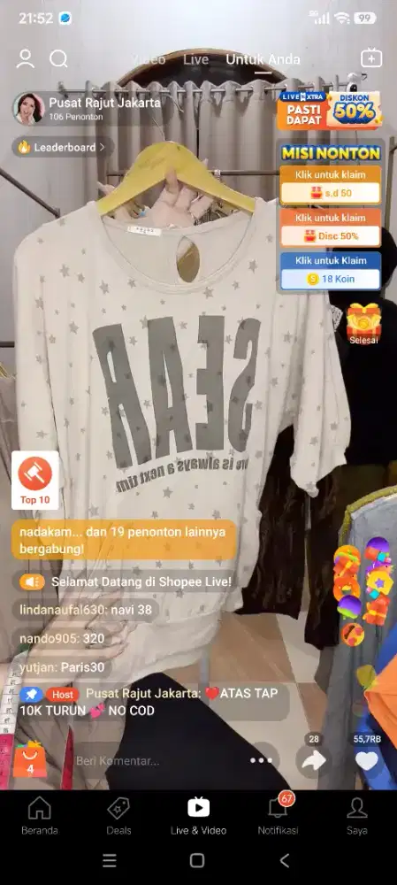 Jual baju 1 koper baju pesta sekali pakai borongan