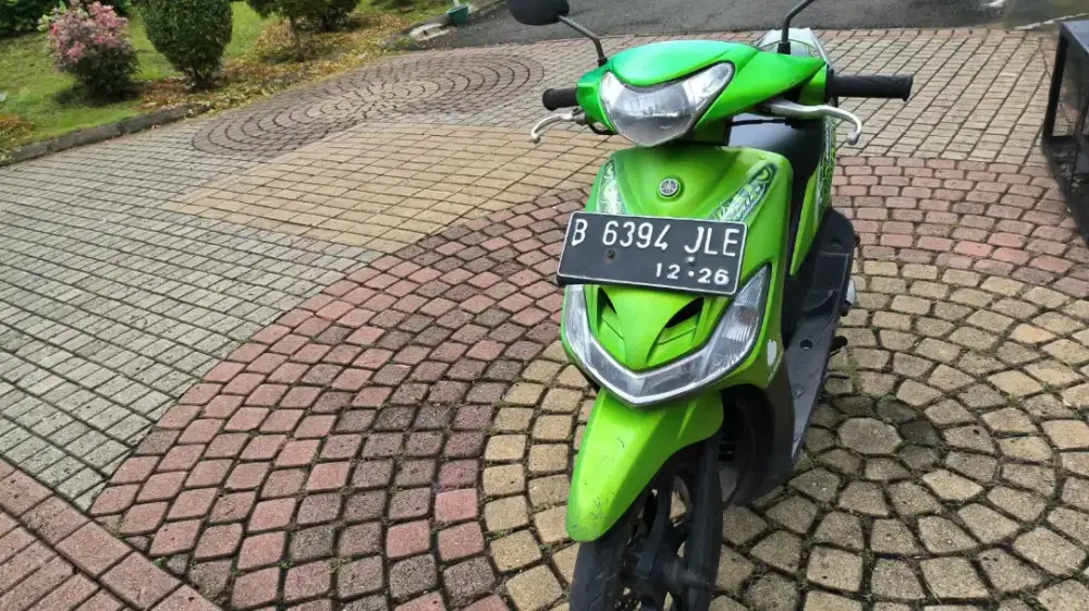 Jual motor mio masih mulus tahun 2011 hijau pajak hidup tinggal pakai