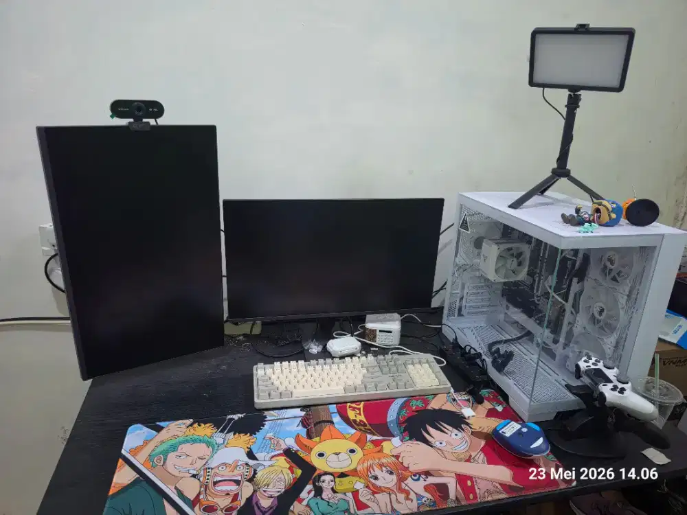 Jual pc , alasan jarang di pakai, paket full live stream, monitor 1
