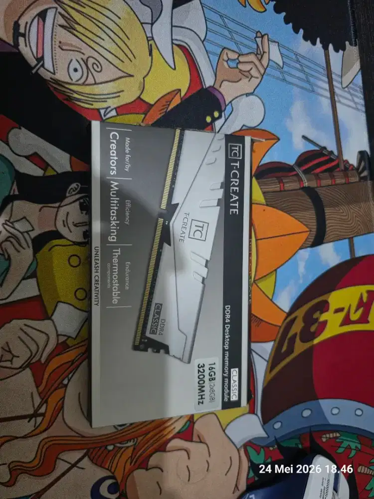 Ram ddr4 3200mhz 16gb 8x2 merk t create
