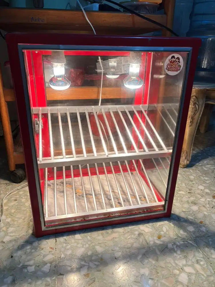 DIJUAL ETALASE PENGHANGAT MAKANAN + LAMPU