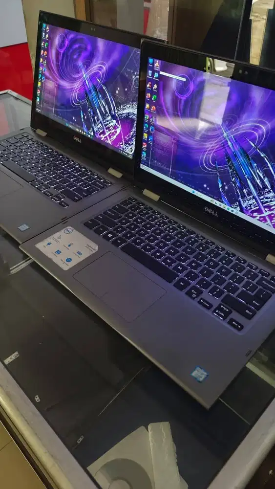 Laptop Dell 13 i7 gen 6 + Keyboard Nyala  + garansi 1 bulan - LED FHD