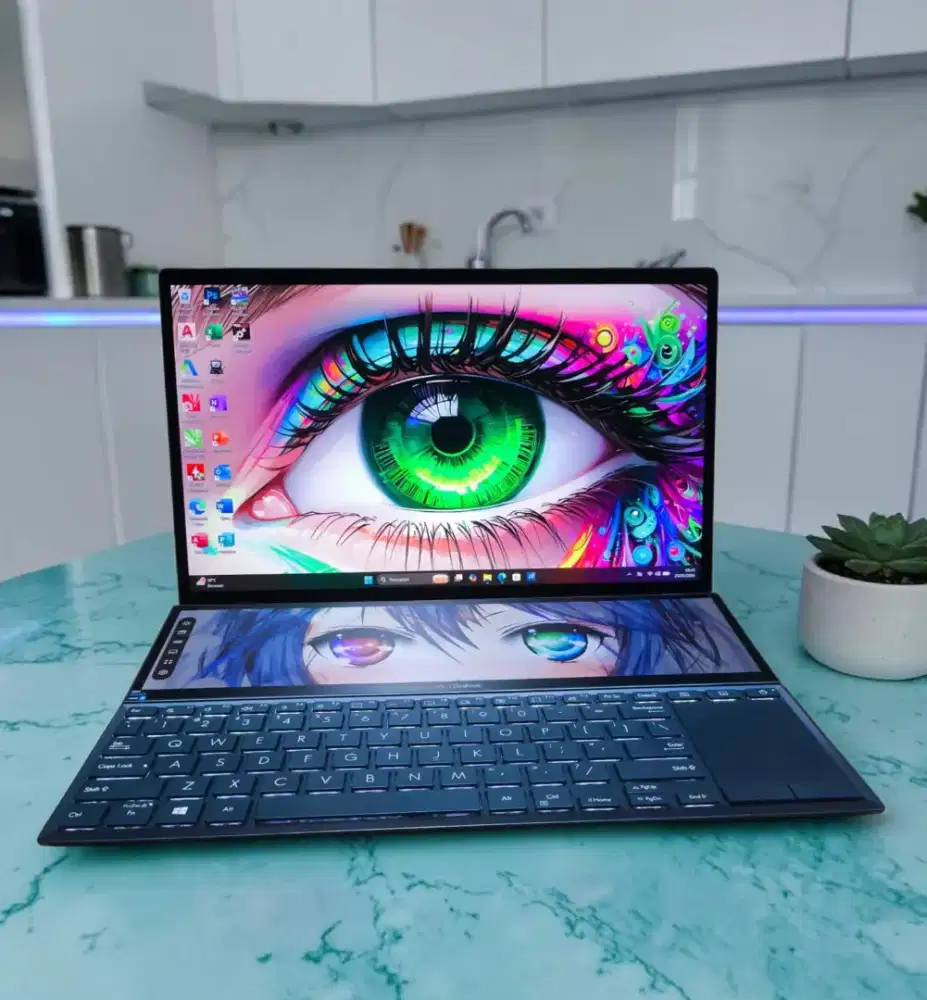 Laptop Asus ZENBOOK DUO Pro DUAL SCREEN SSD 512Gb SLIM TOUCHSCREEN