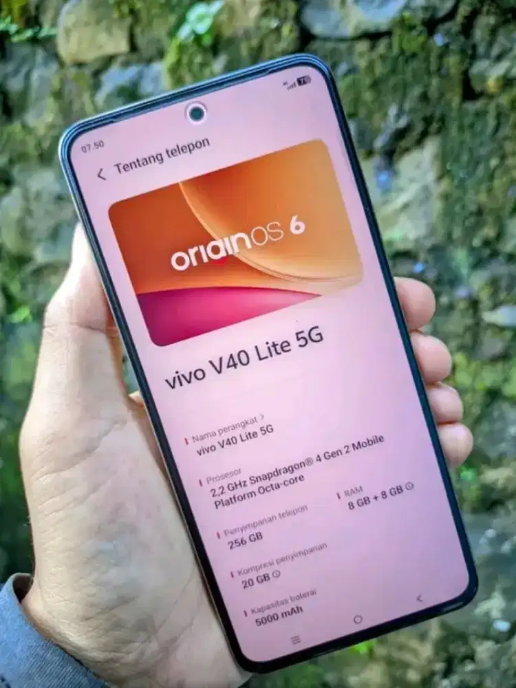 Vivo v40 lite 5g pulset mlus 8/256