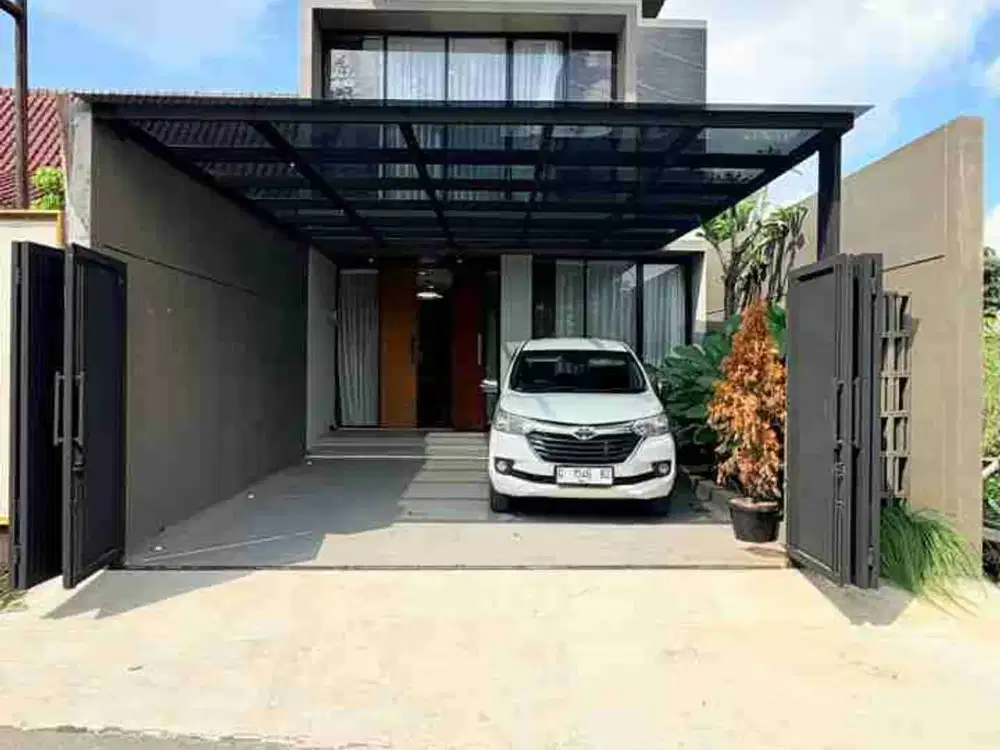 RUMAH BARU 2 LANTAI KONTEMPORER MODERN FULL FURNISHED DI JALAN TAJEM MAGUWOHARJO